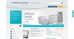Desktop Screenshot of ir.metalfrio.com.br